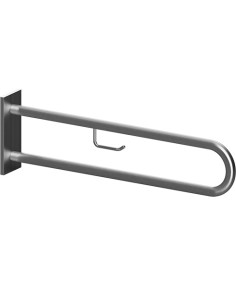 HELP: Grab bar in U shape with TP holder 813 mm, stainless steel, brushed, with cover