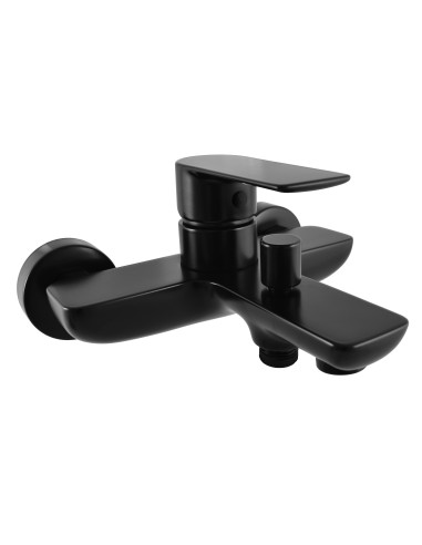 Bath lever mixer VLTAVA BLACK MATT - Barva černá matná,Rozměr 150 mm