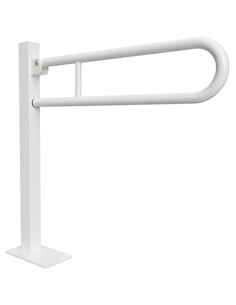 HELP: Folding grab bar U- shapped, ground mounted 813 mm, white, with cover