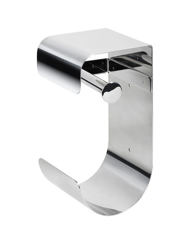 Double toilet paper holder, polished