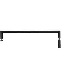 DARK: Towel holder for glass door, 450 mm