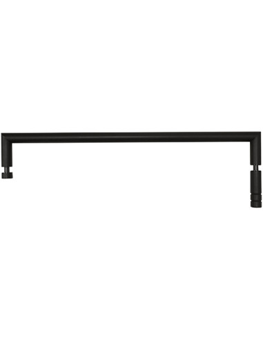 DARK: Towel holder for glass door, 450 mm