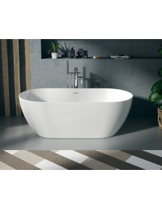 Duravit DuraKanto 700561 1680x800mm balta brīvi stāvoša vanna - 6