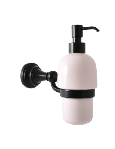 Ceramic soap dispenser black matt Bathroom accessory...