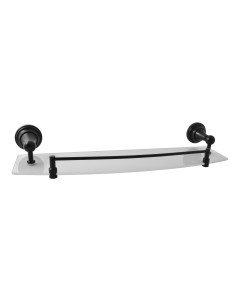 Glass shelf  500 mm black matt Bathroom accessory MORAVA...