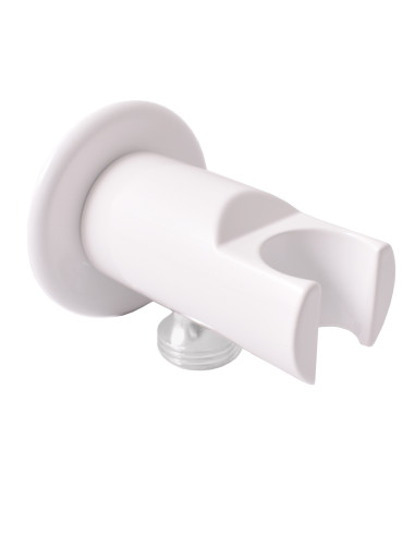 Shower holder with water outlet GLOSSY WHITE - Barva bílá
