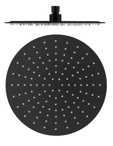 Head shower - round, brass ø 30 cm BLACK MATT - Barva černá matná