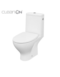 WC COMBI MODUO 666 010 3/5 CLEAN ON, SEAT SLIM WRAP DUROPLAST-SOFT CLOSE (K116-024) - 3