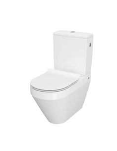 Cersanit CREA WC compact toilet with lid and cistern - 4