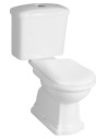 Kerasan Retro compact toilet with horizontal outlet, white 1013 01 - 3