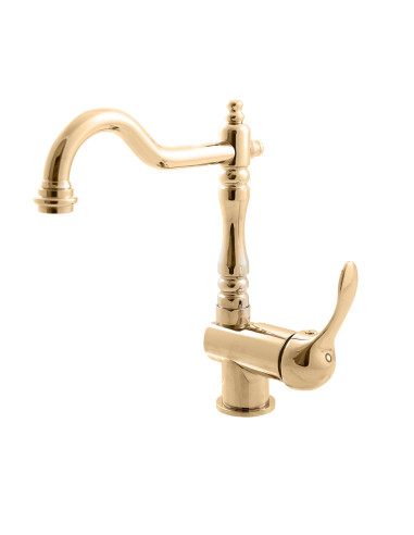 Sink lever mixer LABE GOLD - Barva ZLATÁ - lesklá,Rozměr 3/8''