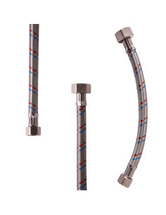 Flexi hose - Barva nerez ⌀ 12mm,Rozměr M15x1 x 1/2'',...