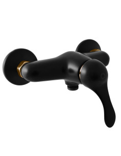 Shower lever mixer LABE BLACK MATT/GOLD - Barva černá...