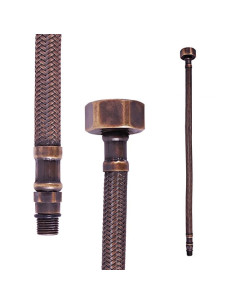 Flexi hose BRONZE - Barva stará mosaz,Rozměr M10x1 x...