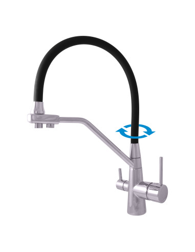 Sink faucet with connection to a SENA drinking water filter - Barva chrom,Rozměr 3/8''