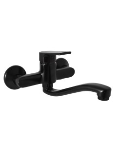 Washbasin and sink lever mixer  COLORADO BLACK MATT -...