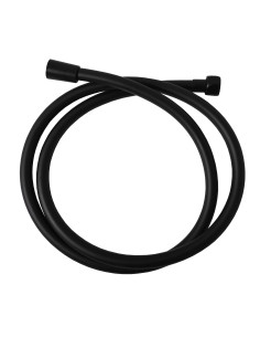 Shower hose durable plastic black matt  150cm BLACK MATTE...
