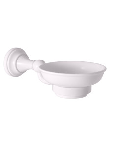 Ceramic soap dish white  Bathroom accessory MORAVA RETRO...