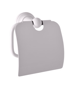 Paper holder with cover white Bathroom accessory MORAVA...