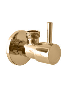 Angle valve with ceramic headwork 1/2 '' - 1/2 '' GOLD -...