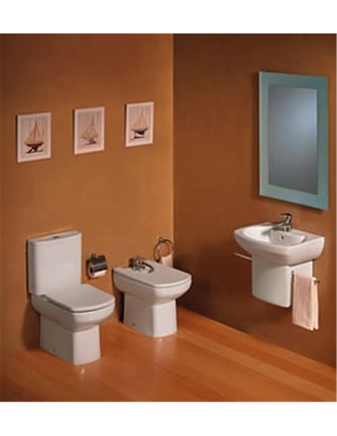 Roca Dama Senso 337511000 - Fregadero de lavabo : : Bricolaje y  herramientas