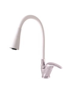 Sink lever mixer with flexible spout - Barva...