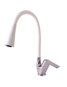 Sink lever mixer with flexible spout - Barva...