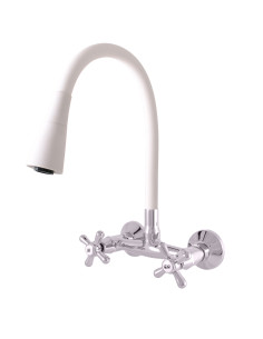 Kitchen mixer with flexible spout and shower  MORAVA...