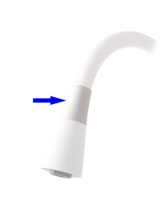 Plastic cone for shower PS0013 (SR0013) WHITE - Barva bílá