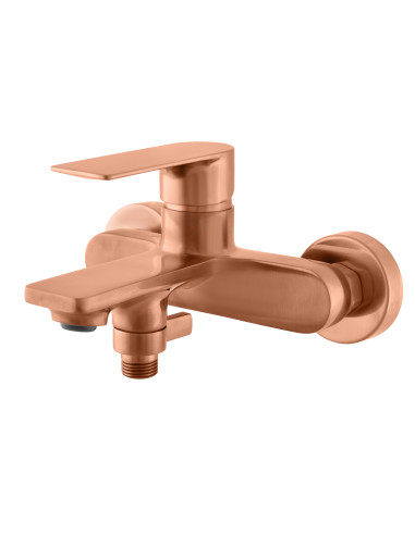Bath lever mixer NIL GOLD ROSE – brushed matt - Barva ZLATÁ RŮŽOVÁ - kartáčovaná ,Rozměr 150 mm,Povrchová úprava PVD