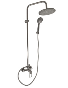 Shower faucet with head and hand shower NIL - METAL GREY - Barva METAL GREY,Rozměr 150 mm,Povrchová úprava PVD - 1