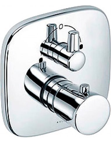Kludi termostata jaucējkrāns vannai ar dušu Ambienta 538300575 - 1