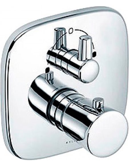 Kludi termostata jaucējkrāns vannai ar dušu Ambienta 538300575 - 1