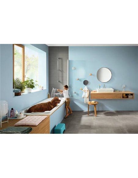 Hansgrohe termostata jaucējkrāns vannai ar dušu Ecostat E 15774000 - 3