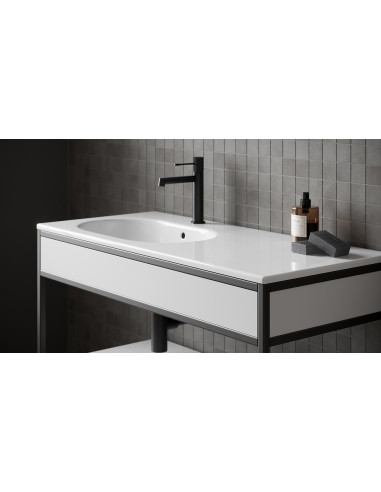 ZEN BY CERSANIT 100cm console sink, right, white - 3