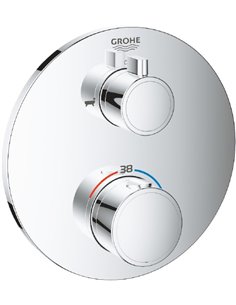 Grohe termostata jaucējkrāns vannai ar dušu Grohtherm 24077000 - 1