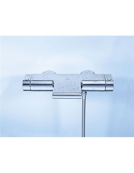 Grohe termostata jaucējkrāns vannai ar dušu Grohtherm 2000 New 34176001 - 8