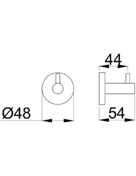 Смеситель GPD Espina MSL70 для раковины + крючок - 5
