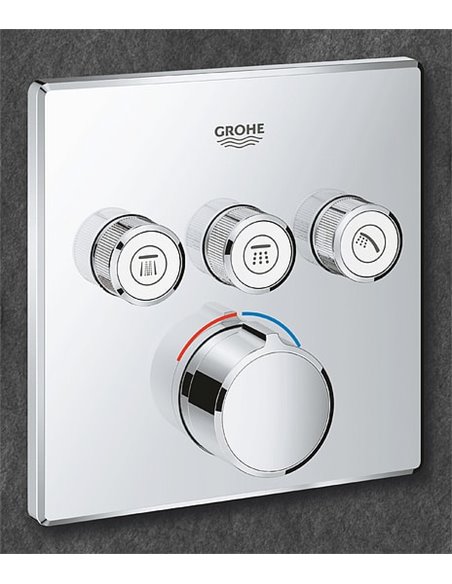 Grohe Bath Mixer With Shower Grohtherm SmartControl 29149000 - 2