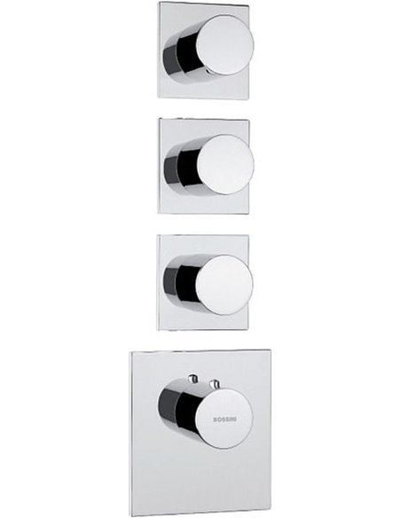Bossini termostata jaucējkrāns vannai ar dušu OKI 3 Outlets LP Z031205 - 2