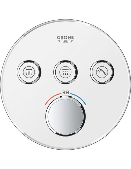 Grohe Bath Thermostatic Mixer With Shower Grohtherm SmartControl 29904LS0 - 7