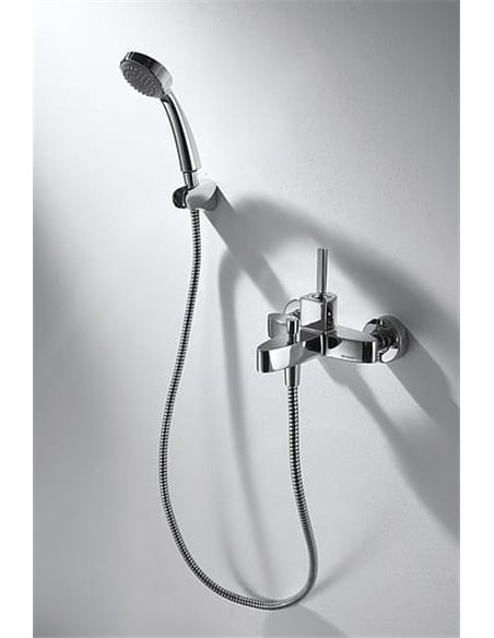 Bravat Bath Mixer With Shower Spring 7F679113C-B - 3