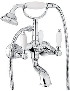 Fiore Bath Mixer With Shower Coloniale 02CR0600 - 1