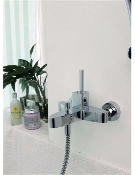 Bravat Bath Mixer With Shower Spring F679113C-01 - 2