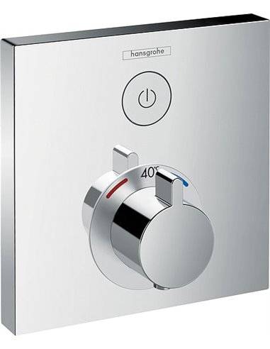 Hansgrohe Thermostatic Shower Mixer ShowerSelect 15762000 - 1