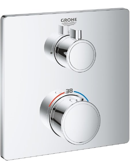 Grohe termostata jaucējkrāns dušai Grohtherm 24078000 - 1