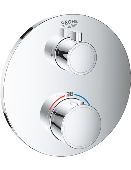 Grohe termostata jaucējkrāns dušai Grohtherm 24075000 - 1