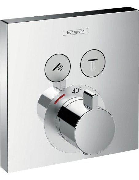Hansgrohe Thermostatic Shower Mixer ShowerSelect 15763000 - 1