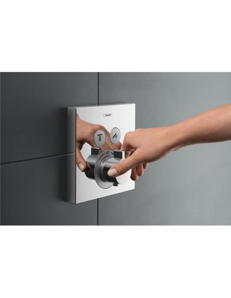 Hansgrohe Thermostatic Shower Mixer ShowerSelect 15763000 - 9