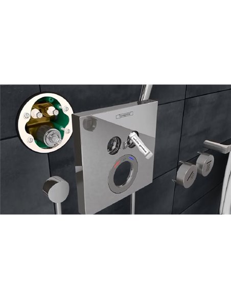 Hansgrohe Thermostatic Shower Mixer ShowerSelect 15763000 - 12